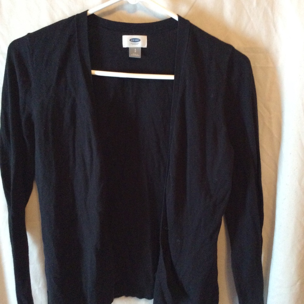 Old navy black cardigan